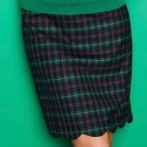 Talbots Tartan A-Line Skirt